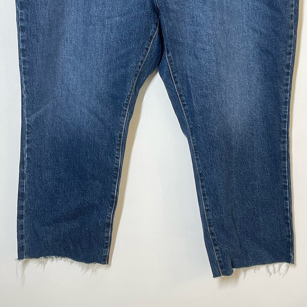 NEW Levi’s Wedgie Straight Jeans Womens Size 24W Blue Denim High Rise Button Fly - Picture 6 of 9